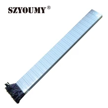 SZYOUMY 50 м/лот под кабинет светодиодный освещения 1 м 5050 RGB светодиодный полосы Жесткая Жесткий Газа DC12V бар Light 5050 SMD 60 светодиодный