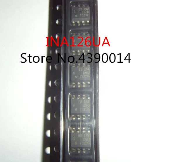 

50pcs/lot INA126 INA126U INA126UA SOP8