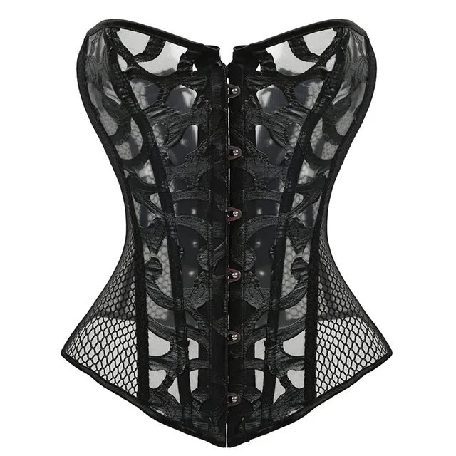 Lace Corset Sexy Bustier Mesh …