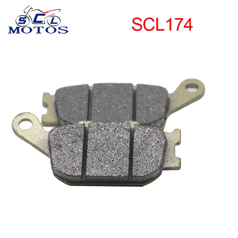 Задние тормозные колодки для мотоцикла sclmoto 1 пара Suzuki SV400 DL650 GSF650 GSX650 Yamaha FZ6 MT07 MT09