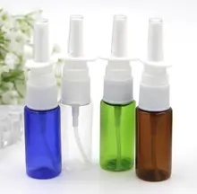 2 pc/lote 10 ml 15 ml ml 30 20 ml Vazio garrafa de Plástico Bomba de Pulverizador Névoa Frascos De Spray Nasal Nariz spray Garrafas Reutilizáveis Para Uso Médico