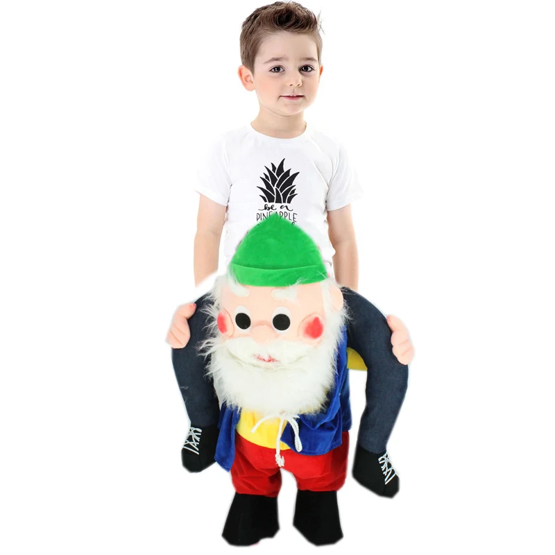 Adult Child Novelty Ride on Me Mascot Costumes Carry Back Fun Pants Christmas Halloween Party Cosplay Clothes Horse Riding Toys