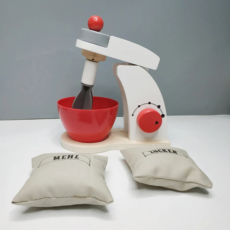 wooden mixer toy