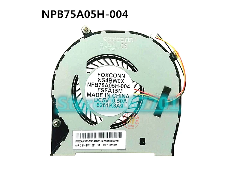 Electronics Case Fans Cooler Fan for Foxconn PVB060E12M 12V 0.23A ...