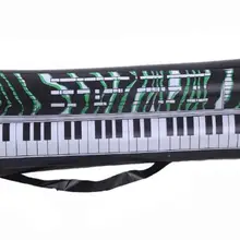 1 шт. ПВХ надувная клавиатура пианино инструмент игрушки забавные вечерние музыкальные игрушки для детей черный и белый подарок на день рождения