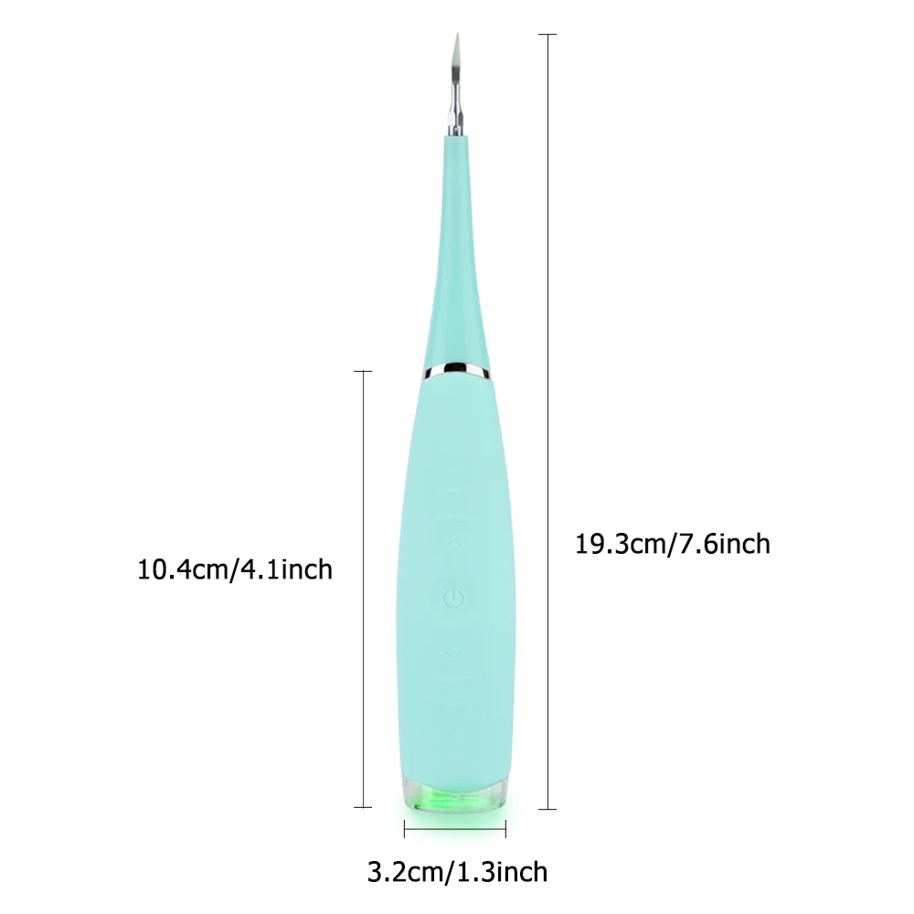 Tanie Wybielanie zębów wodoodporna ząb Stain Eraser tatar zęby plamy skalowanie narzędzia USB ładowanie ultradźwiękowe Dental Cleansing Machine