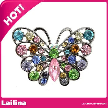 

Multicolor Butterfly Pin Brooch And Pendant