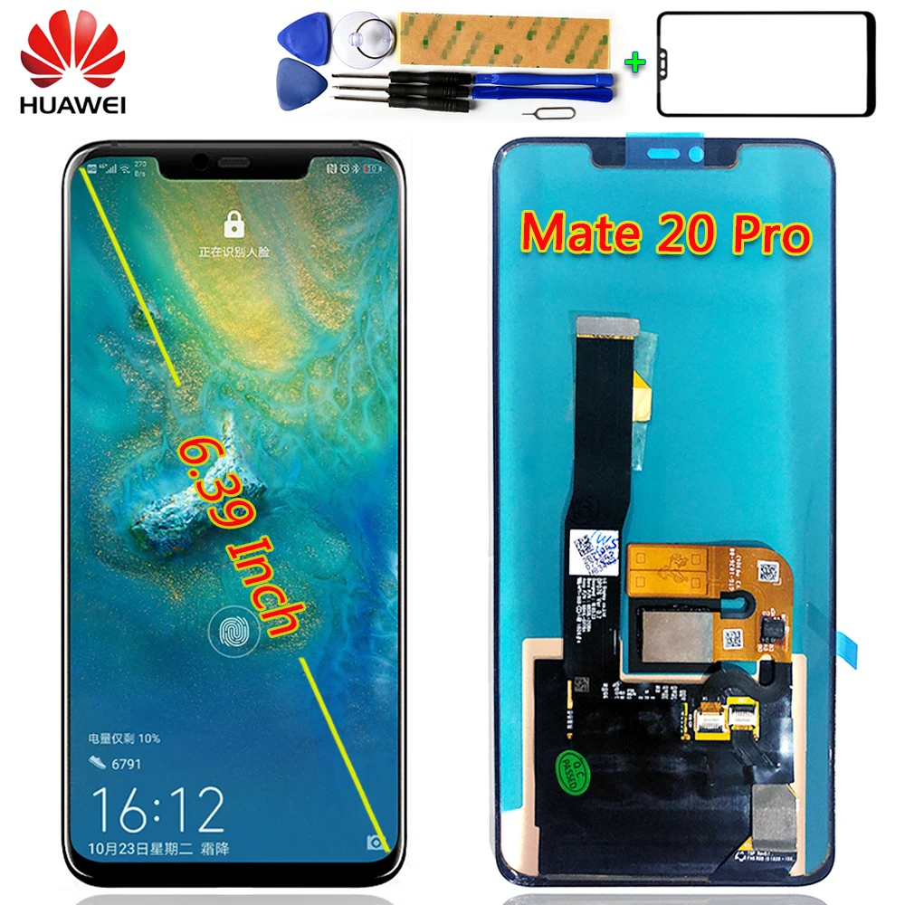 Huawei Mate 20 Pro 6 39 дюймовый ЖК дисплей для mate 20pro сенсорный экран 1440*3120 дигитайзер