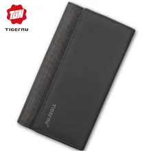 Tigernu мужской кошелек с длинным клатчем кошельки для мужчин кошелек мужской тонкий кошелек модный мужской кошелек с карманом для монет Кошельки для кредитных карт