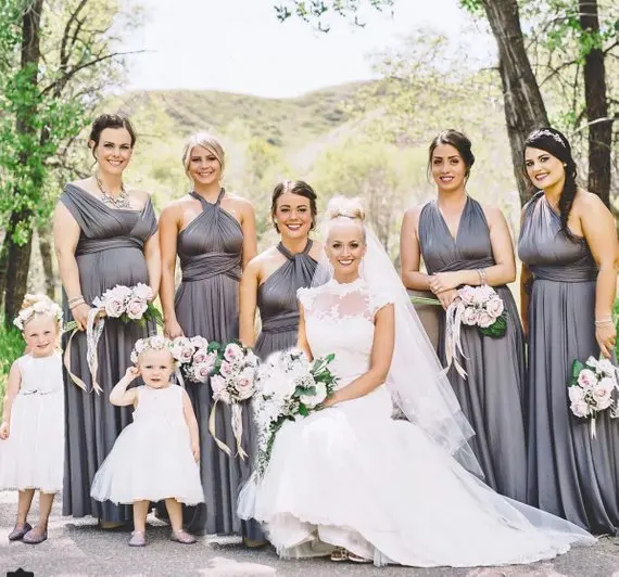 Best Price 2019 Maxi Bridesmaid Dress Convertible Infinity Multiway Long Ball Gown Prom Full Length Dresses Wedding