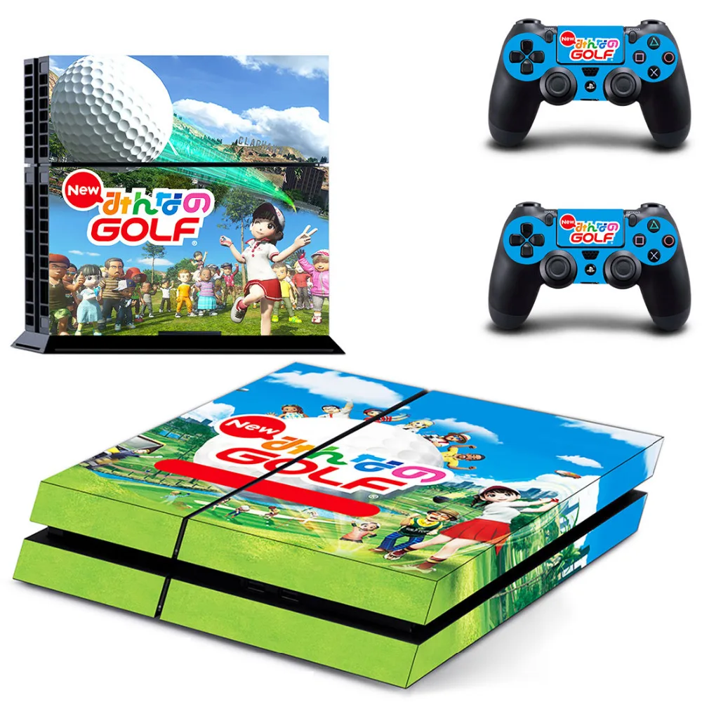 New Hot Shots Golf Ps4 Skin Sticker Decal Per Sony Playstation 4 Console E 2 Controller Ps4 Skin Sticker Vinyl