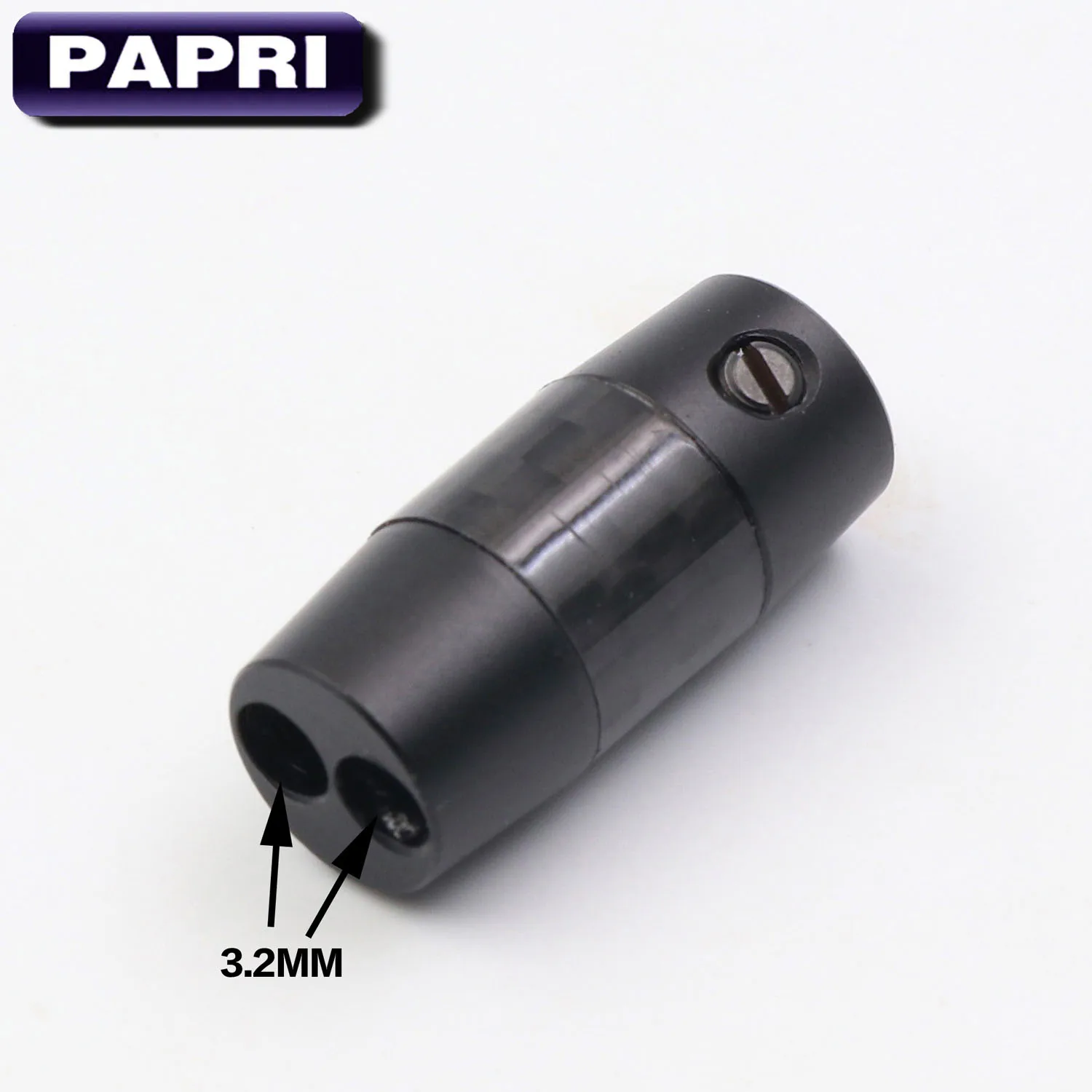 Новинка от PAPRI, 1 шт., 5 мм до двух отверстий, 3,2 мм, провод, кабель для наушников, сплиттер, один из алюминиевого сплава, кабель из углеродного волокна, брюки - Цвет: 22mm B Carbon Fiber