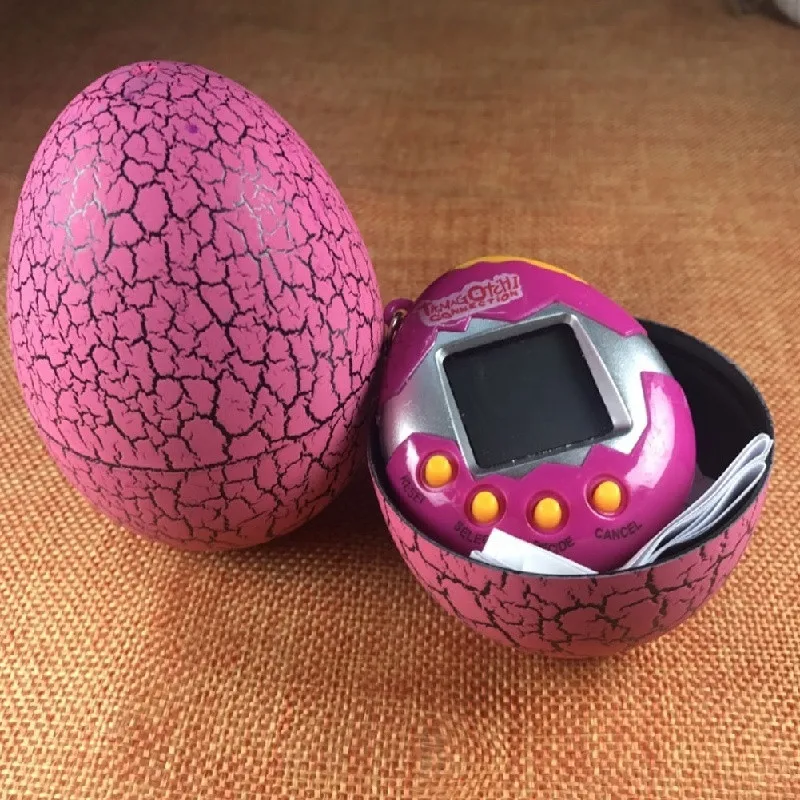 Новинка, 1 шт., электронная игровая машина Crack Egg, виртуальное домашнее животное, видео игра, утешитель, лучший подарок на день рождения для детей, 9 см, разбитые яйца