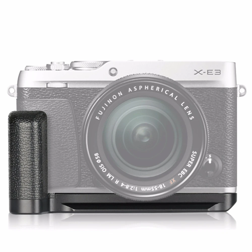Meike-MK-XE3G-Aluminum-Alloy-Hand-Grip-Quick-Release-Plate-L-Bracket-for-Fujifilm-X-E3