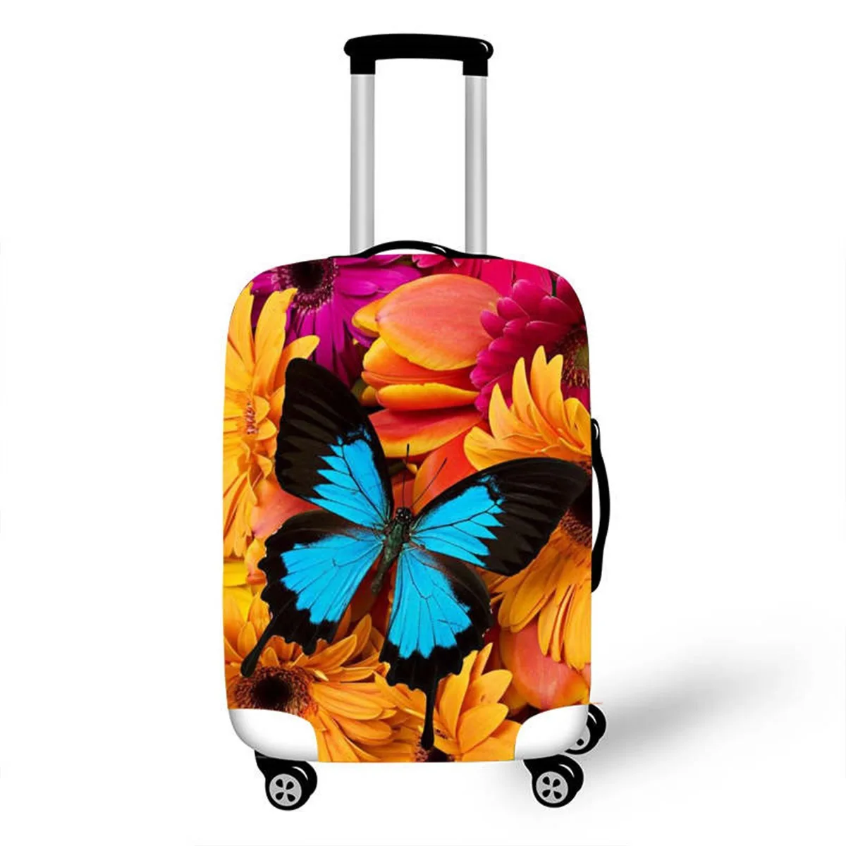 Модный чемодан с кольцами Чехол Защитная крышка для чемодана эластичный дорожный глиттер-блёстки чемоданы женский Органайзер 18 до 32 дюймов - Цвет: 12