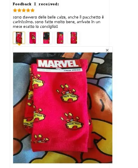 Герой комиксов Marvel General/Носки Теплые повседневные носки до колена с рисунком Железного человека Капитана Америки