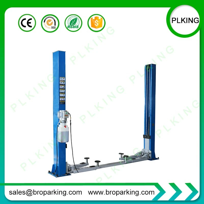 Hydraulic Car Jack Two Posts Car Lifts for Garages with Floor Plate