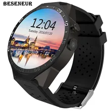 Beseneur Смарт часы для мужчин поддержка SIM карты MTK6580 512 МБ/4 ГБ Bluetooth, Wi Fi gps 3g Smartwatch для Android ios Телефон наручные