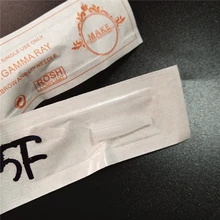 100 шт 5F индивидуальная упаковка Перманентный макияж пластиковые наконечники для татуировки насадки одноразовые игла для бровей наконечники насадки