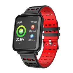 696 Q8 Smartwatch IP67 Водонепроницаемый Носимых устройств Bluetooth Шагомер монитор сердечного ритма Цвет Дисплей Смарт часы для Android