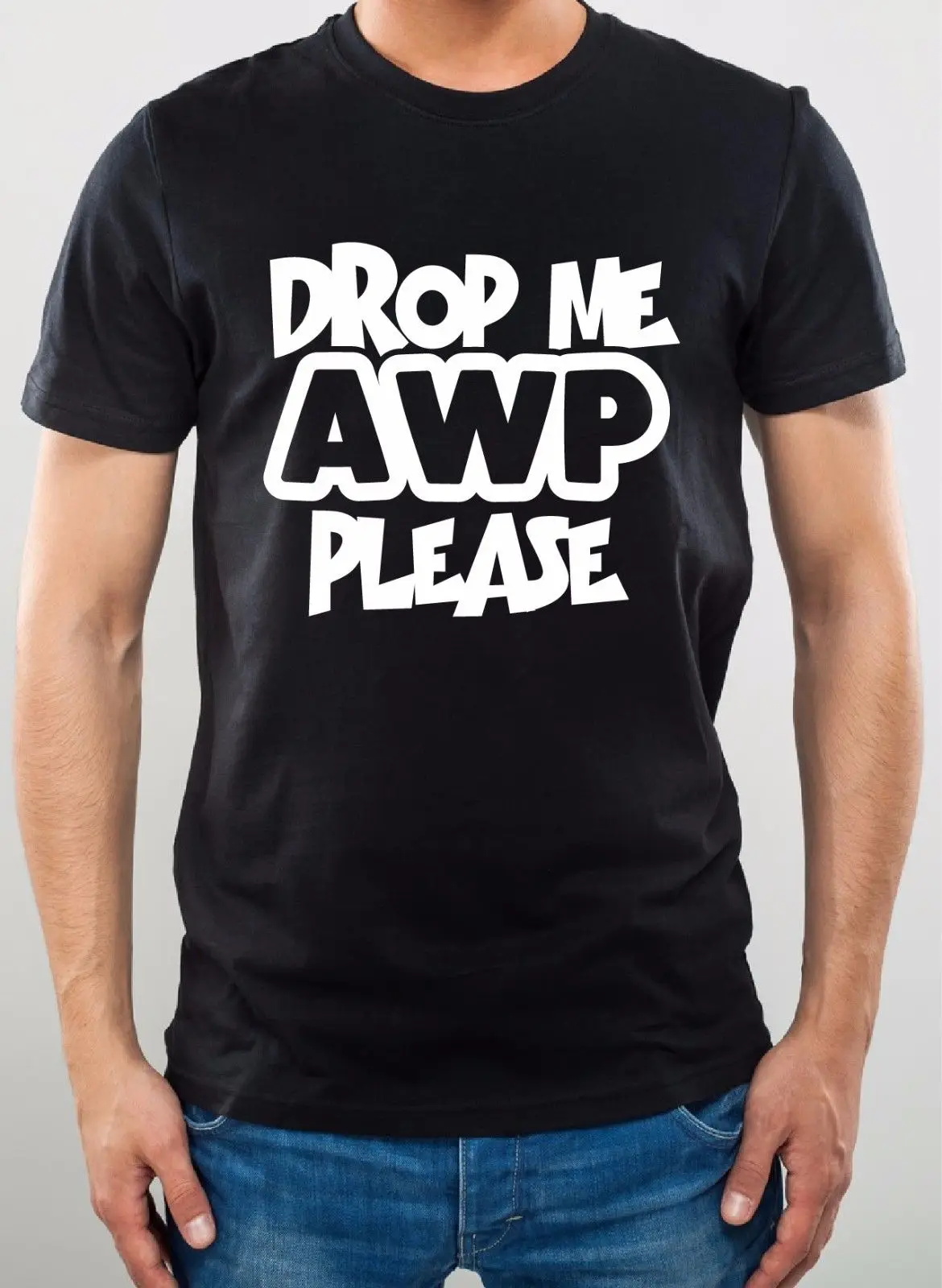

Drop Me AWP Please - CSGO Counter Strike Go - Tee Shirt Geek G2 Envyus Men T Shirt Print Cotton Short Sleeve T-shirt