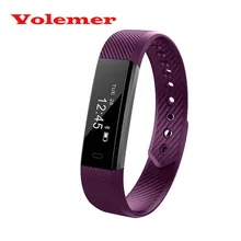 Новый Горячий ID115 Умный Браслет Фитнес-Трекер Шаг Счетчик Smartband Будильник Вибрационный Браслет с Сна Монитор пк ID107