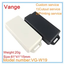 2 шт./лот профессиональный электронный ящик для проекта 81*41*15 мм корпус из АБС-пластика diy настенный для модуля датчика