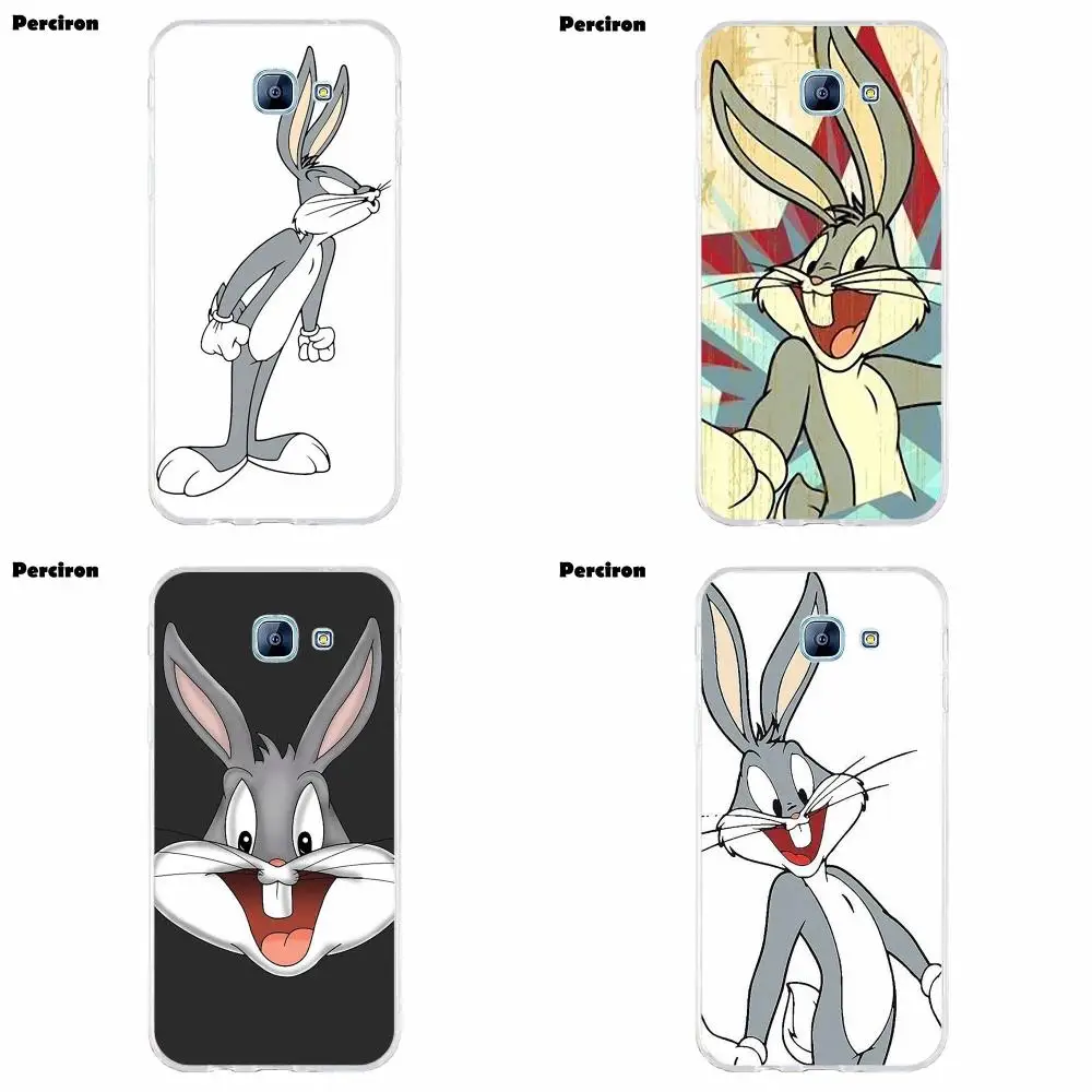 Perciron Мягкий Силиконовый ТПУ прозрачный чехол Bugs Bunny для Samsung Galaxy A3 A5 A7 J1 J2 J3 J5 J7 2015