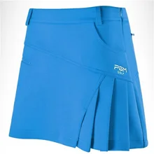 Профессиональная женская юбка для гольфа, высокое качество, карманная юбка для гольфа с защитным нижним бельем