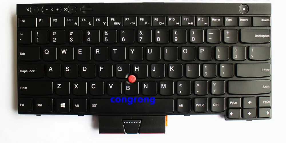 Клавиатура для ноутбука lenovo T430 L430 W530 T430I T430S X230I X230 T530I английская(США) Клавиатура черного цвета