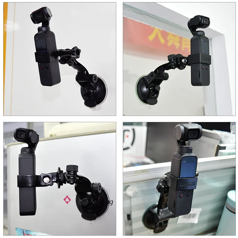 OSMO Pocket Multifunction Automotive Glass Suction Cup Mount Bracket for dji osmo Pocket camera Handheld gimbal Accessories 1 (6)