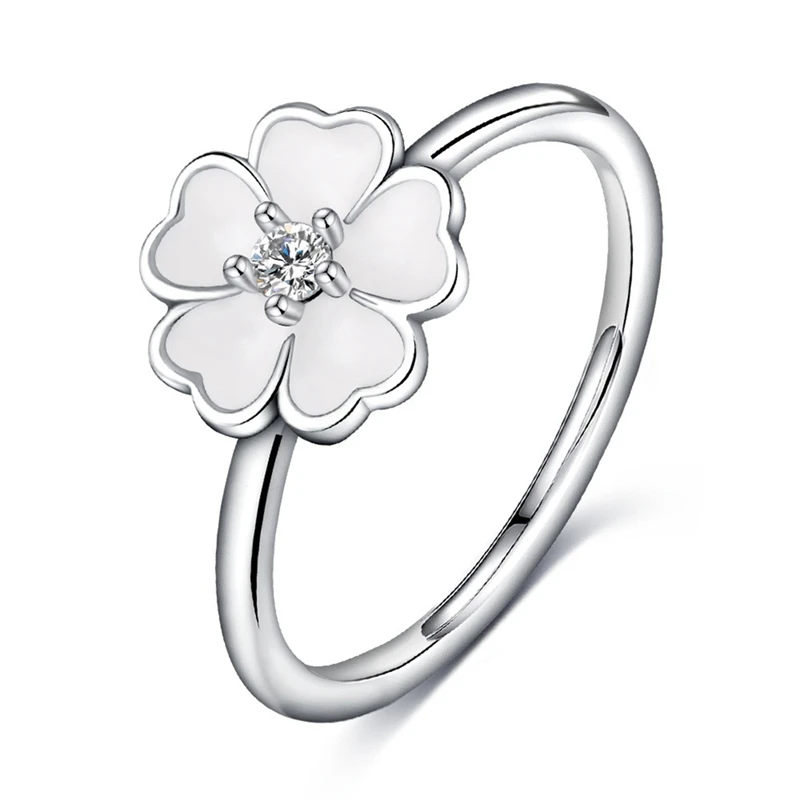 Simple style cute ring silver color women rings cute girl ring New