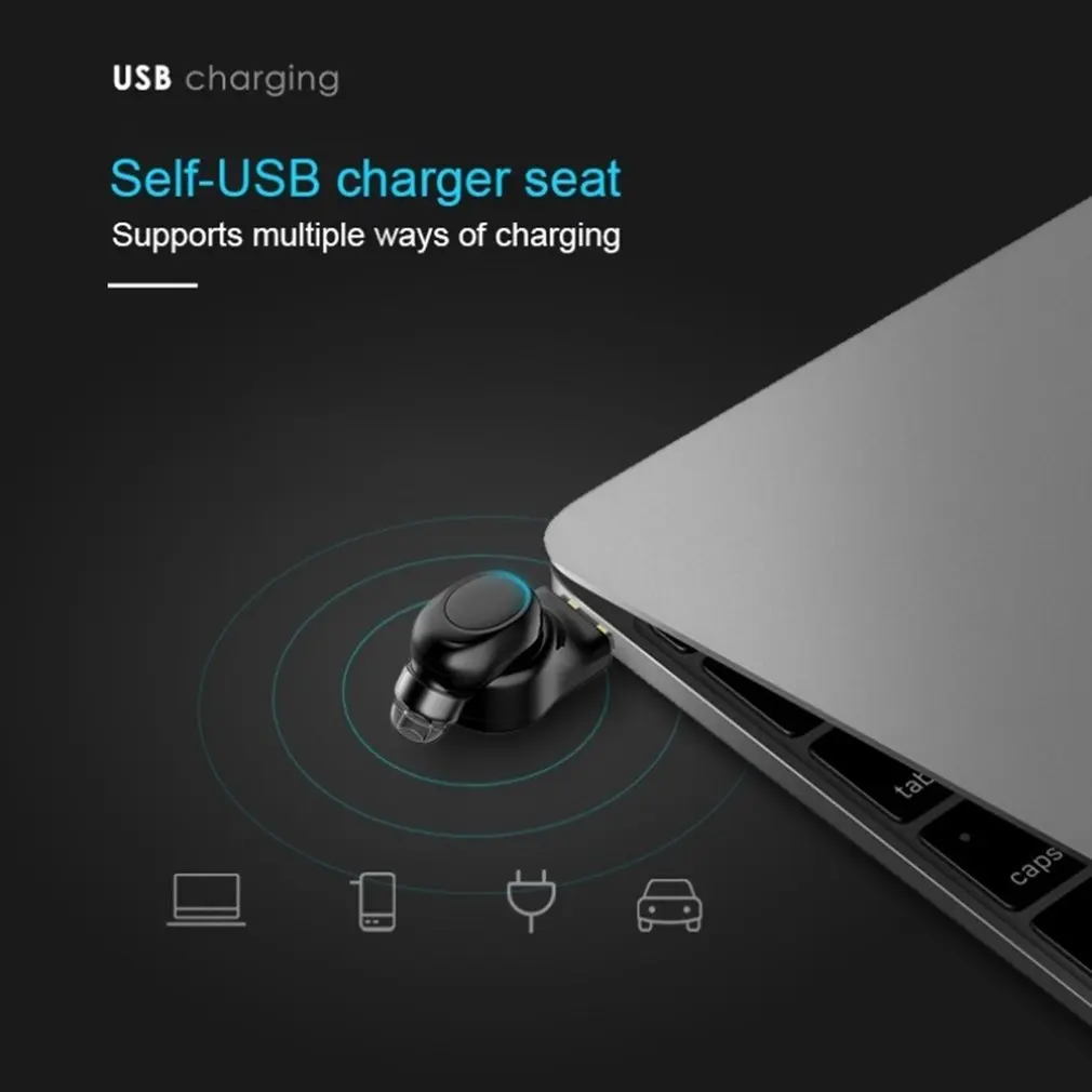 X11 мини беспроводные наушники-вкладыши магнитные USB зарядное устройство База наушник с микрофоном для телефона планшета ПК