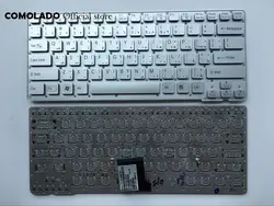 AR Арабский Клавиатура для ноутбука sony VPC-CA VPCCA VPC CA silver без рамки раскладка клавиатуры АР