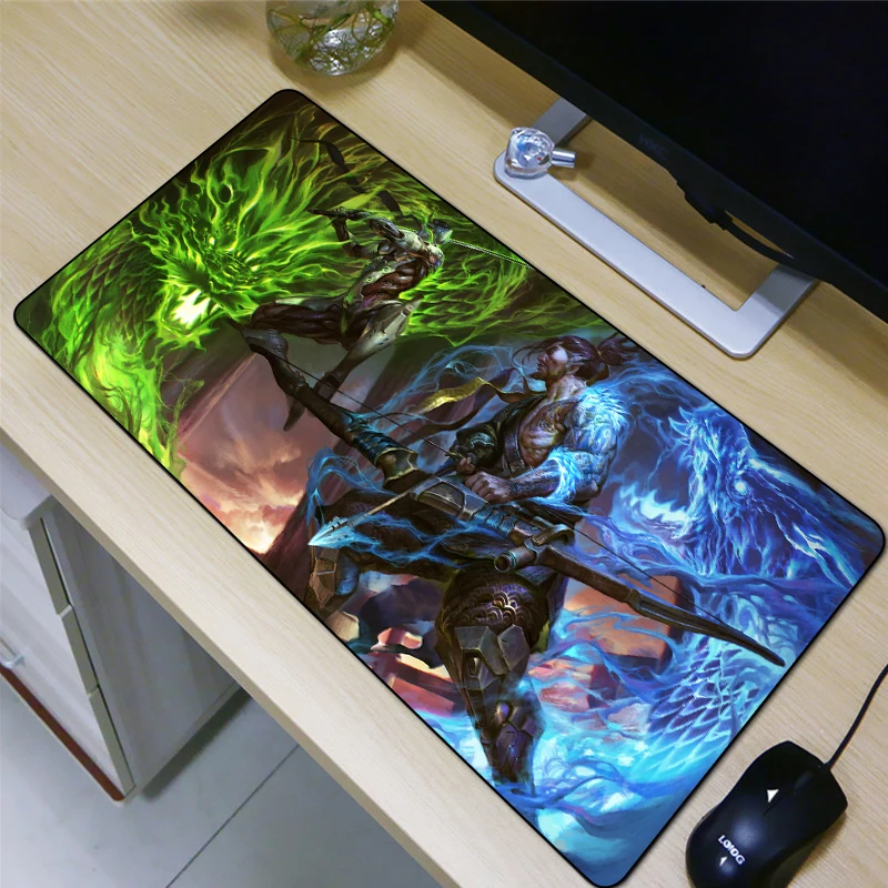 Большой игровой коврик для мыши QQQRGB 80x40 см европейцы и американцы используют