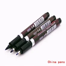 3 шт. в партии каллиграфическая ручка японский материал кисть для подписи китайский изучение слов канцелярские школьные принадлежности papelaria