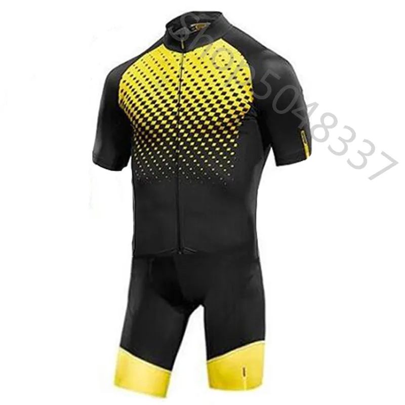Триатлон skinsuit pro Mavic Велоспорт skinsuit наборы короткий рукав Traje de triatlon велосипед roupa мужской велоспорт гелевая подкладка