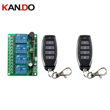 

DC12V 4CH 10A Radio Controller RF Wireless Push Remote Control Switch 315 MHZ 433 MHZ teleswitch 2 Transmitter +1 Receiver
