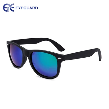 

EYEGUARD Unisex Polarized Sunglasses Square Frame With Mirror For Men Women