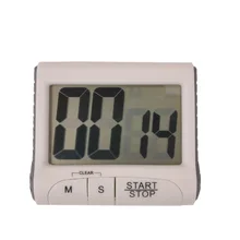 Magnetische Große LCD-Display Digital Küche Timer Alarm Magnet Countdown Kochen Timer Count Up/Down (Weiß)