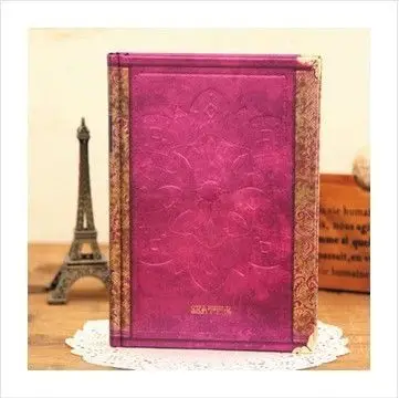 Блокнот KIMCOOL [The Seattle Diary notebook] Классический европейский винтажный блокнот - Цвет: Rose Red M