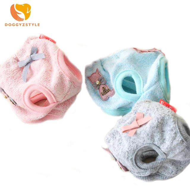 pet physiology pants cartoon cat bow puppy dog cat underwear