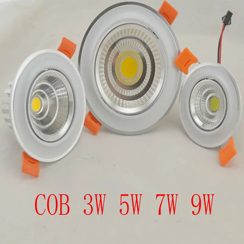 Прожектор потолочный Точечный светильник Led Cob светильники Epistar лампы бусины Ac85v-265v напряжение Экспресс