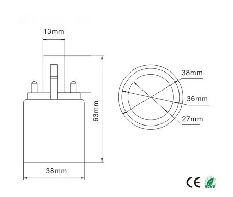 G23 Male to E27 Female Adapter Converter (2)