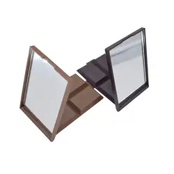 Смешной темно-коричневый шоколад карманное зеркало женщина Макияж инструмент для косметического использования в офис дизайн макияж