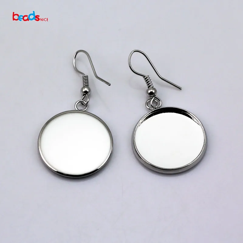 Beadsnice 26765 модные латунные diy серьги оптом все размеры кабошон Серьга Базовые