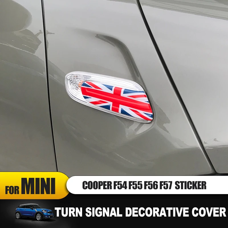 Автомобильный стикер Union Jack, накладка на крыло, декоративный чехол для Mini Cooper Clubman F54 F55 F56 F57, аксессуары для стайлинга автомобилей