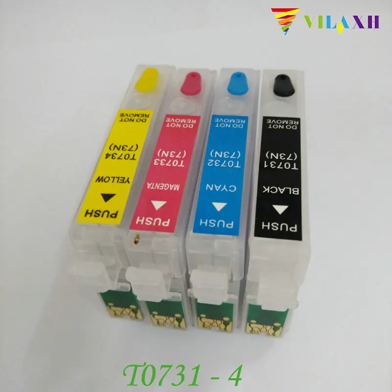 8X para EPSON T0731 cartuchos de tinta para epson CX7300 CX8300 TX210  CX3900 CX3905 CX4900 CX4905 CX5500 CX5600 CX5900 impresora T0731 4|ink for  epson|ink cartridgeink cartridge for epson - AliExpress