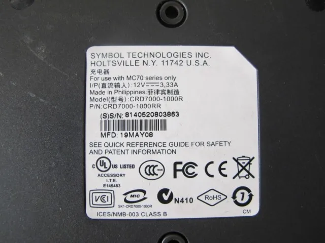 096 Charging Dock for MOTOROLA symbol MC70 MC7090 MC75 MC7596 with Power Supply  2