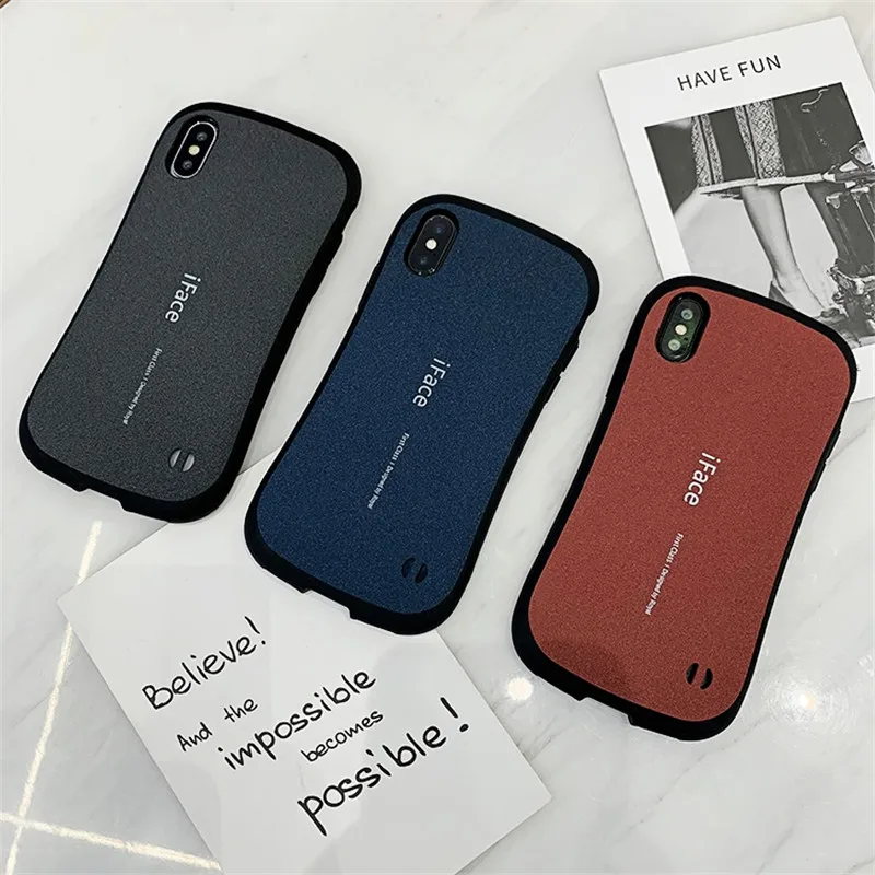 IFace чехол для iPhone 6 7 8 Plus X XS XR MAX сверхмощный защитный кожаный |